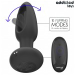 ADDICTED TOYS - PLUG ANALE CON LINGUA VIBRANTE E TELECOMANDO
